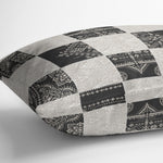 CHECKER PATCH Lumbar Pillow By Kavka Designs