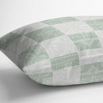 CHECKER PATCH Lumbar Pillow By Kavka Designs