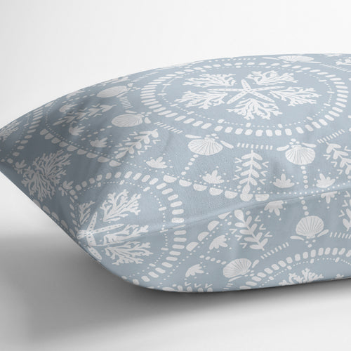 COASTAL MANDELA Lumbar Pillow By Kavka Designs