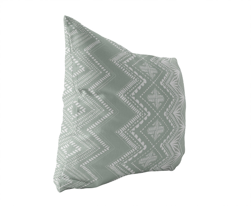 PALM CHEVRON Lumbar Pillow By Kavka Designs