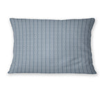 STRIPED SNAKE LIGHT BLUE Lumbar Pillow By Kavka Designs