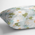 FLOWER POWER GREY Lumbar Pillow By Kavka Designs