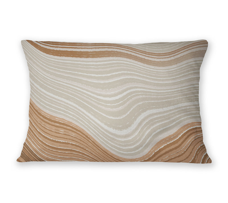 BUTTE WAVE Lumbar Pillow By Jenny Lund