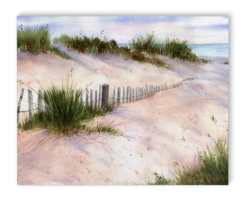 MORNING BEACH Canvas Art By Jayne Conte