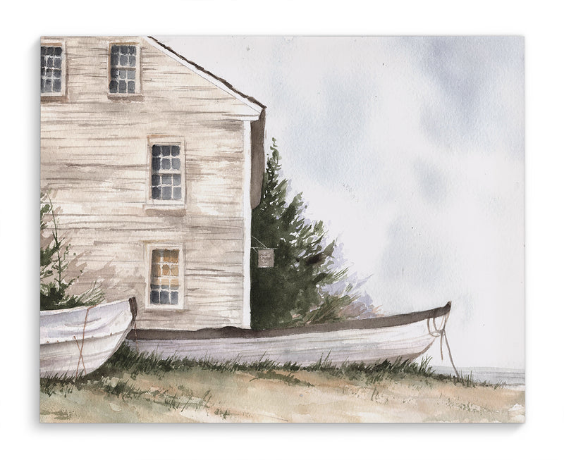 RI COTTAGE Canvas Art By Jayne Conte