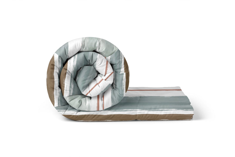 PAINTED STRIPES Comforter Set By Kavka Designs