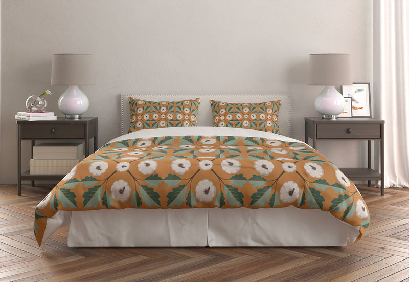 PUMPKIN TILE Comforter Set By Kavka Designs