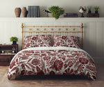 WOODCUT FALL FLOWERS Comforter Set By Kavka Designs