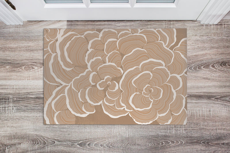 TURKEY TAIL Indoor Floor Mat By Jenny Lund