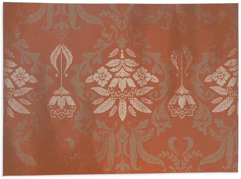 DAMASK BUD Indoor Floor Mat By Kavka Designs