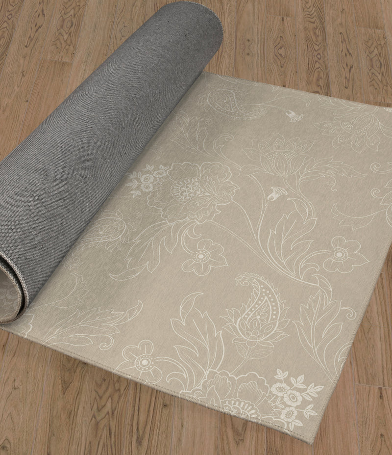 JACOBEAN FLORAL Indoor Floor Mat By Kavka Designs