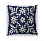 FLORET NAVY Accent Pillow By Kavka Designs