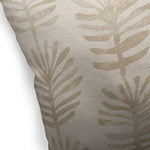 FADED LEAF Linen Throw Pillow By Becca Dell'Arciprete