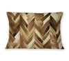 WATERCOLOR INK CHEVRON Linen Throw Pillow By Becca Dell'Arciprete