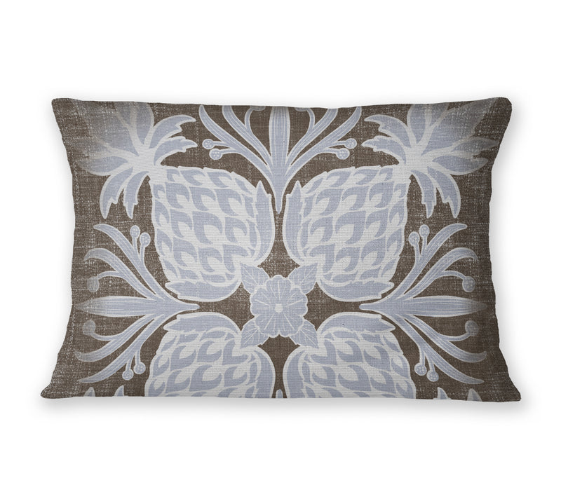 WELCOME PINEAPPLES Linen Throw Pillow By Kavka Designs