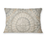 WATERCOLOR MEDALLION  Linen Throw Pillow By Kavka Designs