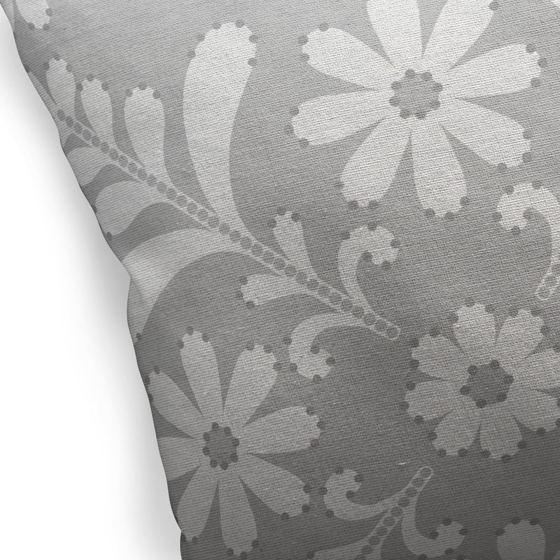 FLORET Linen Throw Pillow By Kavka Designs
