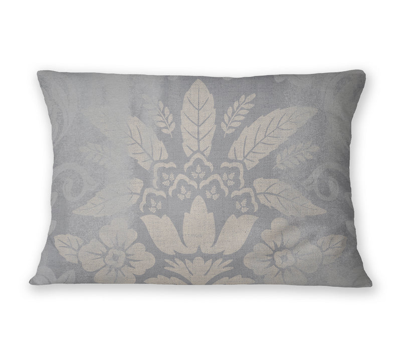 DAMASK BUD Linen Throw Pillow By Kavka Designs