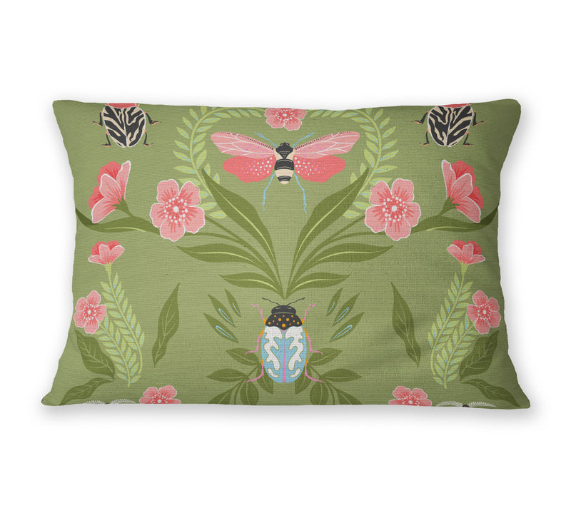 BUGGED Linen Throw Pillow By Kavka Designs