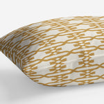 GEO LOGAN Linen Throw Pillow By Jenny Lund