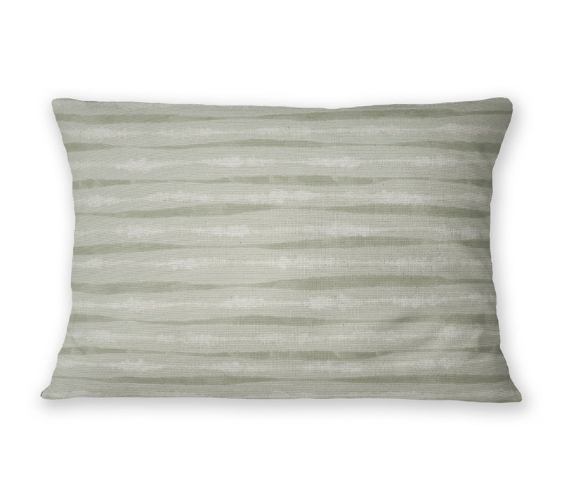 TIE-DYE STRIPE Linen Throw Pillow By Jenny Lund