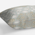 FOLK FLORAL Linen Throw Pillow By Kavka Designs
