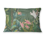 TROPICAL JUNGLE Linen Throw Pillow By Marina Gutierrez