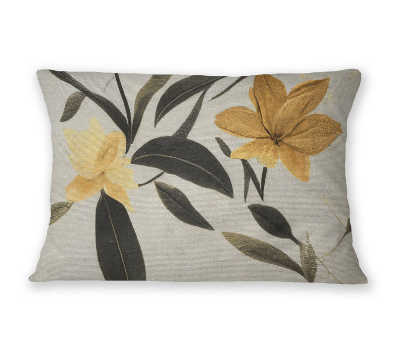 ELISA Linen Throw Pillow By Marina Gutierrez