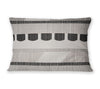 DECOMETRIC Linen Throw Pillow By Marina Gutierrez