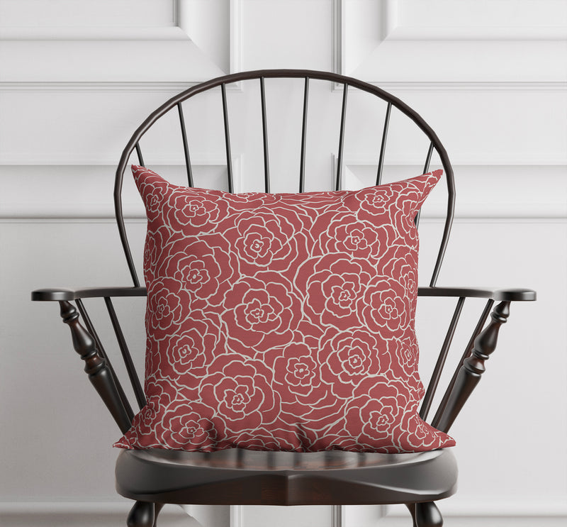 FIELD OF AUTUMN Linen Throw Pillow By Jenny Lund