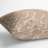 TURKEY TAIL Linen Throw Pillow By Jenny Lund