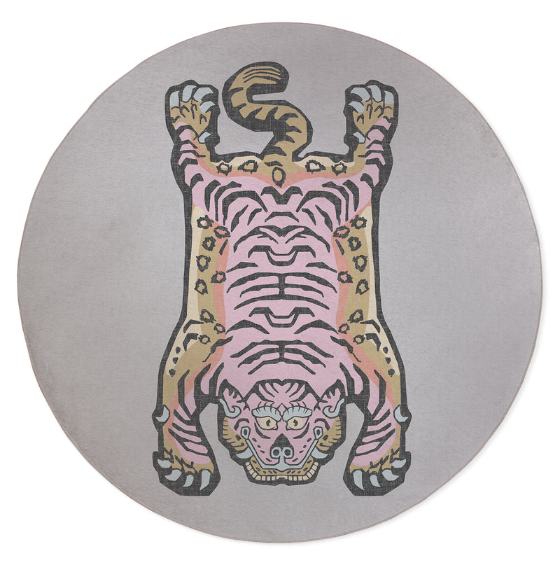 TIBETAN SNOW TIGER Kitchen Mat By Kavka Designs