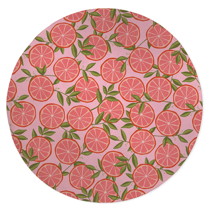 RUBY RED GRAPEFRUIT Kitchen Mat By Kavka Designs