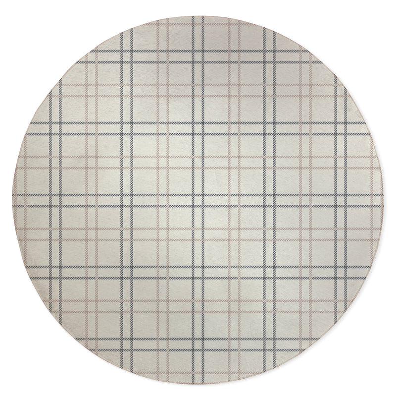 COASTAL PLAID Kitchen Mat By Kavka Designs