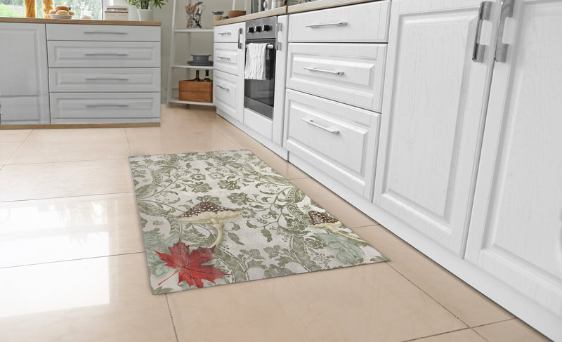 IN THE WOODS Kitchen Mat By Jenny Lund