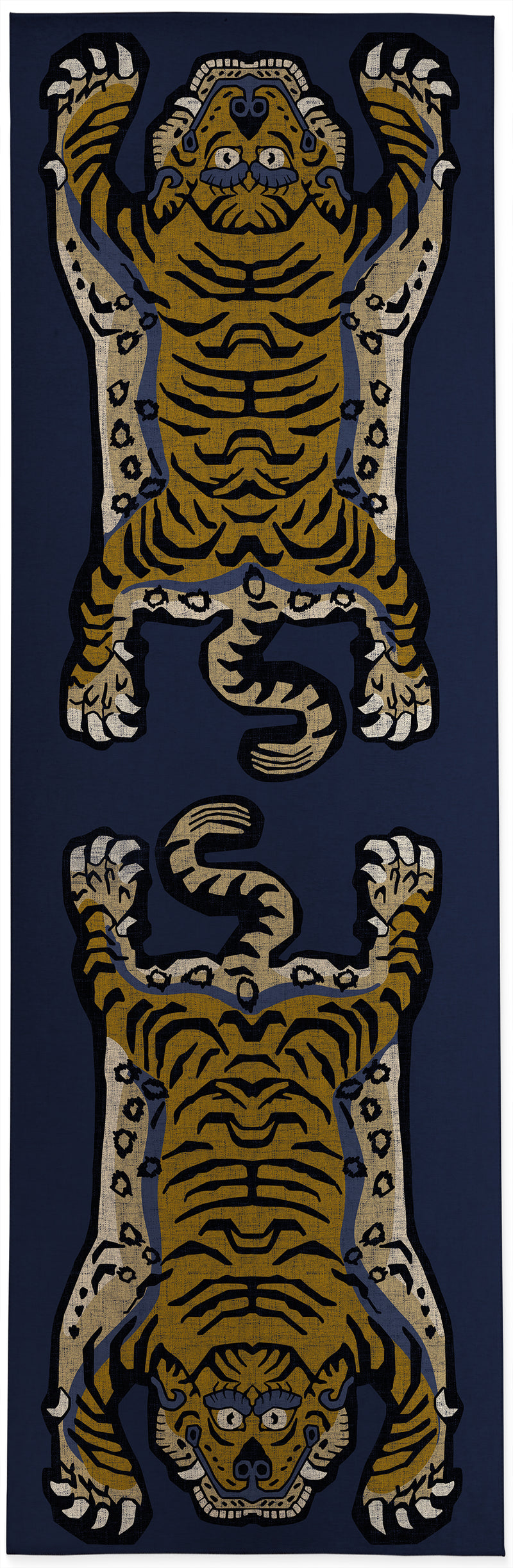 TIBETAN SNOW TIGER Kitchen Mat By Kavka Designs