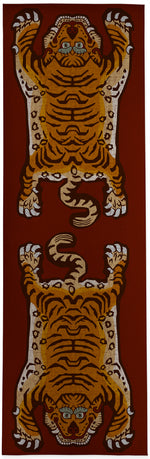 TIBETAN SNOW TIGER Kitchen Mat By Kavka Designs