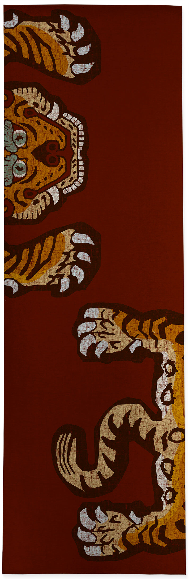 TIBETAN TIGER Kitchen Mat By Kavka Designs