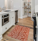 GROOVY STRIPE Kitchen Mat By House of Haha