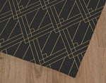 ART DECO TRIANGLES Kitchen Mat By House of Haha