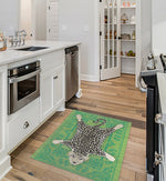 SNOW LEOPARD Kitchen Mat By Kavka Designs