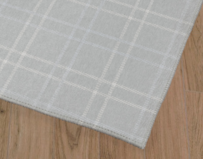 COASTAL PLAID Kitchen Mat By Kavka Designs