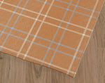 COASTAL PLAID Kitchen Mat By Kavka Designs