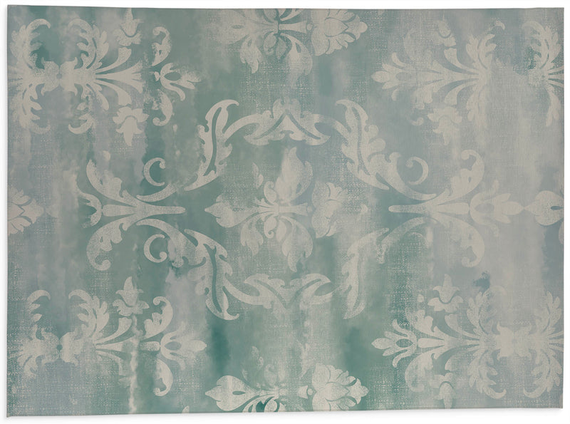 DAMASK WATERCOLOR Kitchen Mat By Kavka Designs