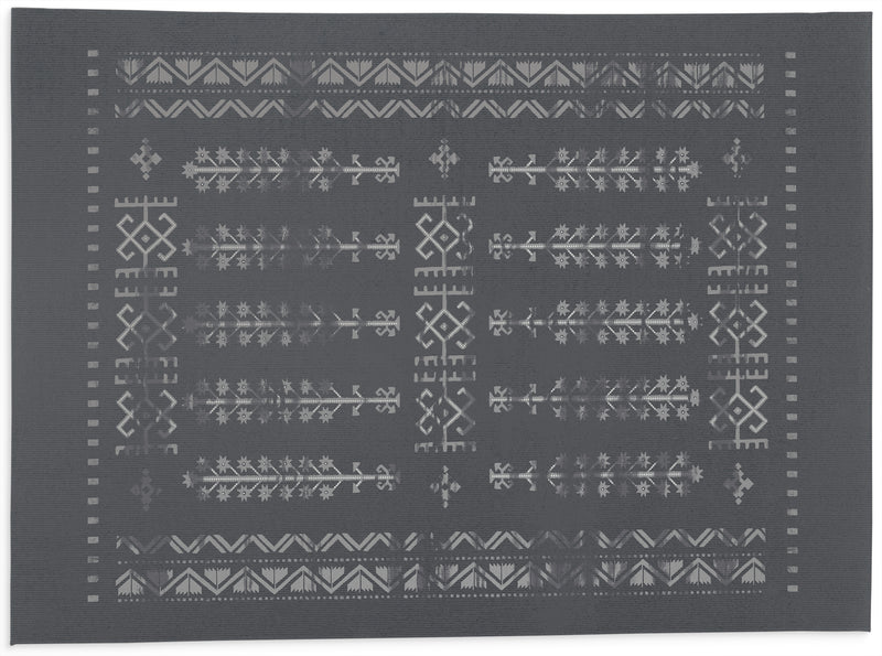 NAHLI CHARCOAL Outdoor Mat By Kavka Designs