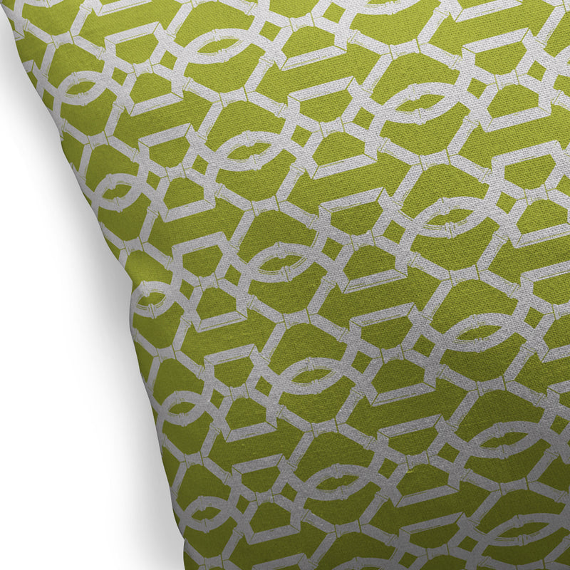 BAMBOO LATTICE Outdoor Lumbar Pillow By Kavka Designs