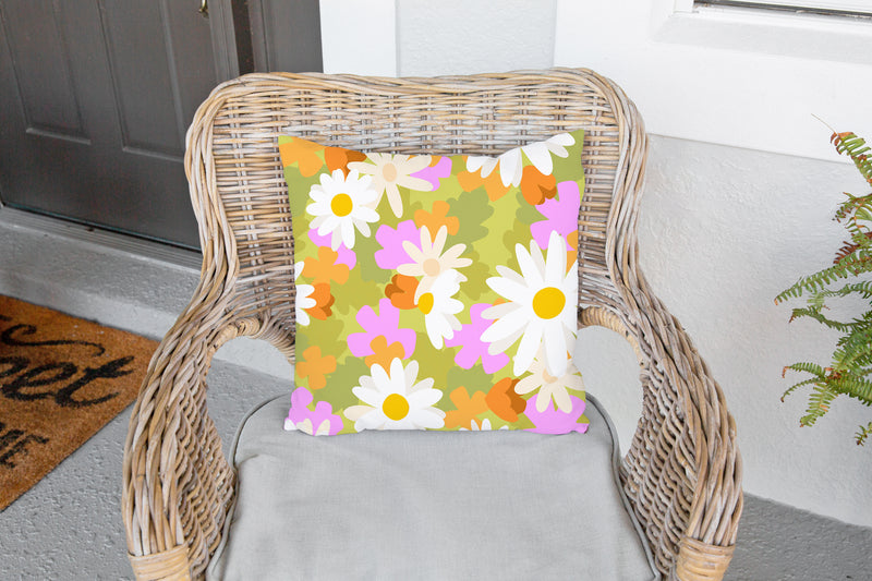 FLOWER POWER Outdoor Pillow By Kavka Designs