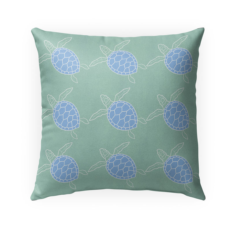 SWIMMING TURTLES Outdoor Pillow By Kavka Designs