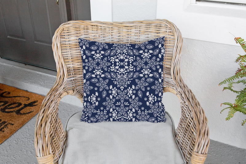 BOHO FLORAL Outdoor Pillow By Kavka Designs