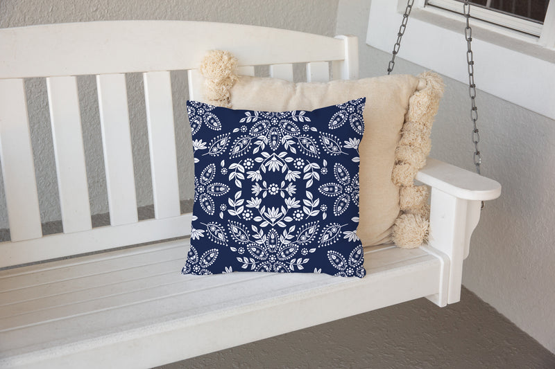 BOHO FLORAL Outdoor Pillow By Kavka Designs